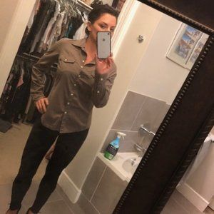 Button-Down Women's Top